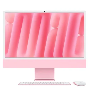 iMac con pantalla Retina 4,5K de 24 pulgadas: Chip M4 de Apple con CPU de 10 núcleos y GPU de 10 núcleos, 32 GB RAM, 512 GB SSD, Vidrio nanotexturizado, Gigabit Ethernet, Magic Keyboard con Touch ID y teclado numérico - Rosa